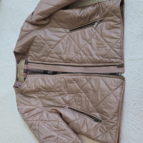AUTHENTIC BURBERRY POWDER PINK LIGHT WEIGHT JACKET - Picture 5 of 8